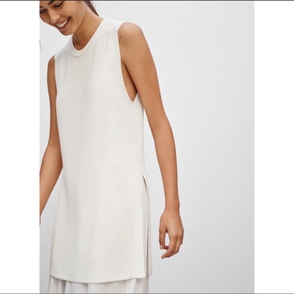Aritzia Wilfred Palmier Tunic Sweater